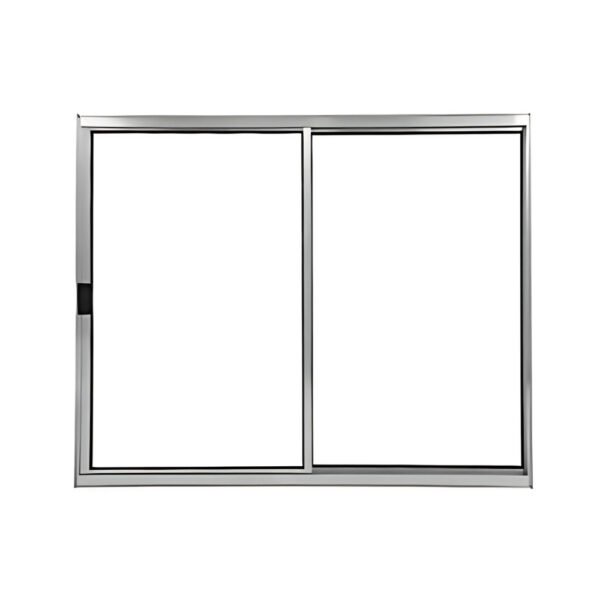 Janela de Vidro de Alumínio Brilhante de 2 folhas - Modular