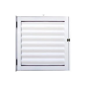 Porta Abrigo Alumínio Branco