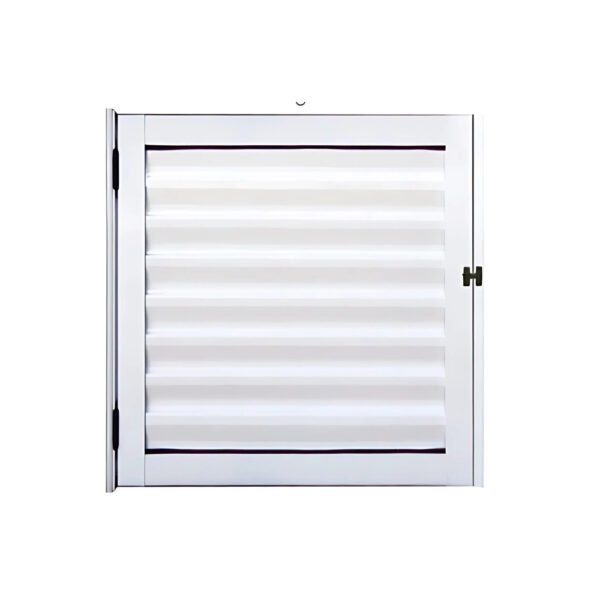 Porta Abrigo Alumínio Branco