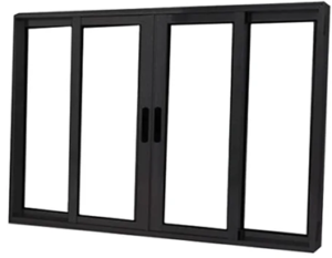 janela-de-vidro-4-folhas-de-aluminio-preto-linha-premium
